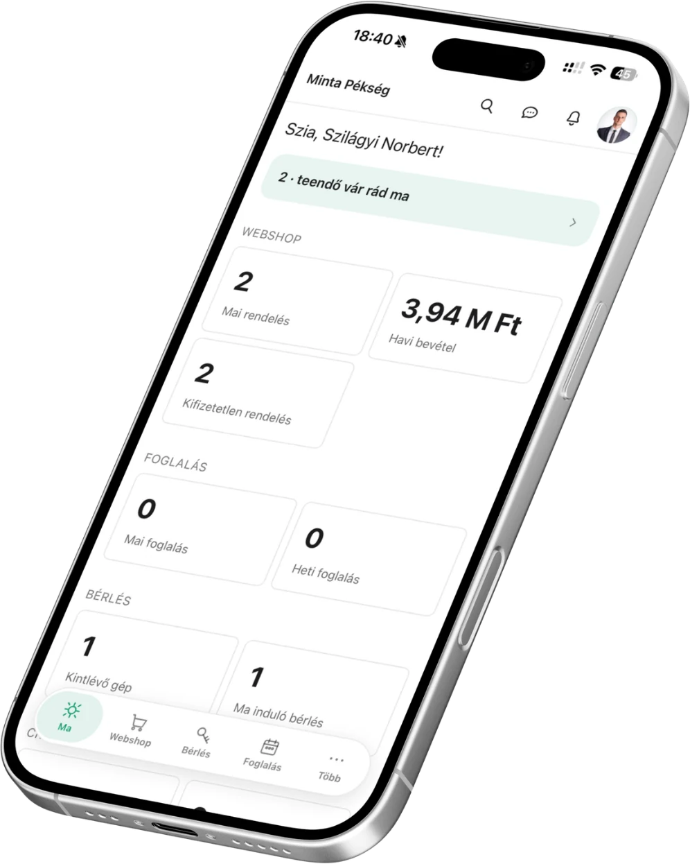 A Promokit vezérlőpultja mobilon